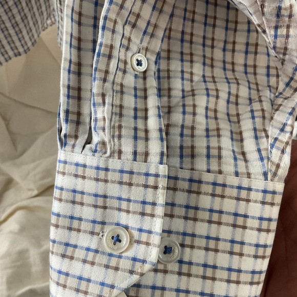 Bugatchi mens long sleeve dressy shirt - Picture 4 of 6